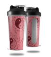 Skin Decal Wrap works with Blender Bottle 28oz Feminine Yin Yang Red (BOTTLE NOT INCLUDED)