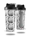 Skin Decal Wrap works with Blender Bottle 28oz Petals Gray (BOTTLE NOT INCLUDED)