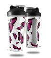 Skin Decal Wrap works with Blender Bottle 28oz Butterflies Purple (BOTTLE NOT INCLUDED)