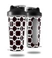 Skin Decal Wrap works with Blender Bottle 28oz Red And Black Squared (BOTTLE NOT INCLUDED)