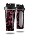 Skin Decal Wrap works with Blender Bottle 28oz Skulls Confetti Pink (BOTTLE NOT INCLUDED)