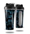 Skin Decal Wrap works with Blender Bottle 28oz Skulls Confetti Blue (BOTTLE NOT INCLUDED)