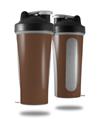 Skin Decal Wrap works with Blender Bottle 28oz Solids Collection Chocolate Brown (BOTTLE NOT INCLUDED)