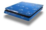 Vinyl Decal Skin Wrap compatible with Sony PlayStation 4 Slim Console Bubbles Blue (PS4 NOT INCLUDED)