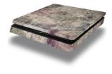 Vinyl Decal Skin Wrap compatible with Sony PlayStation 4 Slim Console Pastel Abstract Gray and Purple (PS4 NOT INCLUDED)