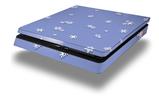 Vinyl Decal Skin Wrap compatible with Sony PlayStation 4 Slim Console Snowflakes (PS4 NOT INCLUDED)