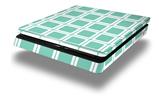 Vinyl Decal Skin Wrap compatible with Sony PlayStation 4 Slim Console Squared Seafoam Green (PS4 NOT INCLUDED)