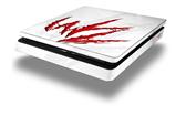 Vinyl Decal Skin Wrap compatible with Sony PlayStation 4 Slim Console WraptorSkinz WZ on White (PS4 NOT INCLUDED)