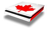 Vinyl Decal Skin Wrap compatible with Sony PlayStation 4 Slim Console Canadian Canada Flag (PS4 NOT INCLUDED)