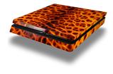 Vinyl Decal Skin Wrap compatible with Sony PlayStation 4 Slim Console Fractal Fur Cheetah (PS4 NOT INCLUDED)