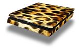 Vinyl Decal Skin Wrap compatible with Sony PlayStation 4 Slim Console Fractal Fur Leopard (PS4 NOT INCLUDED)