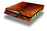 Vinyl Decal Skin Wrap compatible with Sony PlayStation 4 Slim Console Fractal Fur Tiger (PS4 NOT INCLUDED)