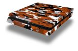 Vinyl Decal Skin Wrap compatible with Sony PlayStation 4 Slim Console WraptorCamo Digital Camo Burnt Orange (PS4 NOT INCLUDED)