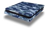 Vinyl Decal Skin Wrap compatible with Sony PlayStation 4 Slim Console WraptorCamo Digital Camo Navy (PS4 NOT INCLUDED)