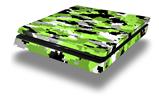 Vinyl Decal Skin Wrap compatible with Sony PlayStation 4 Slim Console WraptorCamo Digital Camo Neon Green (PS4 NOT INCLUDED)