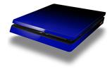 Vinyl Decal Skin Wrap compatible with Sony PlayStation 4 Slim Console Smooth Fades Blue Black (PS4 NOT INCLUDED)