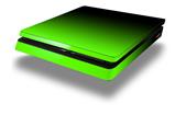 Vinyl Decal Skin Wrap compatible with Sony PlayStation 4 Slim Console Smooth Fades Green Black (PS4 NOT INCLUDED)