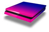 Vinyl Decal Skin Wrap compatible with Sony PlayStation 4 Slim Console Smooth Fades Hot Pink Blue (PS4 NOT INCLUDED)