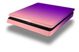 Vinyl Decal Skin Wrap compatible with Sony PlayStation 4 Slim Console Smooth Fades Pink Purple (PS4 NOT INCLUDED)
