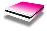 Vinyl Decal Skin Wrap compatible with Sony PlayStation 4 Slim Console Smooth Fades White Hot Pink (PS4 NOT INCLUDED)