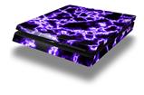 Vinyl Decal Skin Wrap compatible with Sony PlayStation 4 Slim Console Electrify Purple (PS4 NOT INCLUDED)