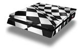 Vinyl Decal Skin Wrap compatible with Sony PlayStation 4 Slim Console Checkered Racing Flag (PS4 NOT INCLUDED)