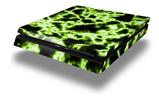 Vinyl Decal Skin Wrap compatible with Sony PlayStation 4 Slim Console Electrify Green (PS4 NOT INCLUDED)