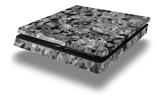 Vinyl Decal Skin Wrap compatible with Sony PlayStation 4 Slim Console Marble Granite 02 Speckled Black Gray (PS4 NOT INCLUDED)