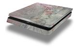 Vinyl Decal Skin Wrap compatible with Sony PlayStation 4 Slim Console Marble Granite 08 Pink (PS4 NOT INCLUDED)