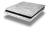 Vinyl Decal Skin Wrap compatible with Sony PlayStation 4 Slim Console Marble Granite 10 Speckled Black White (PS4 NOT INCLUDED)