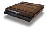 Vinyl Decal Skin Wrap compatible with Sony PlayStation 4 Slim Console Wooden Barrel (PS4 NOT INCLUDED)