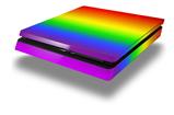 Vinyl Decal Skin Wrap compatible with Sony PlayStation 4 Slim Console Smooth Fades Rainbow (PS4 NOT INCLUDED)