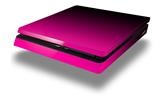 Vinyl Decal Skin Wrap compatible with Sony PlayStation 4 Slim Console Smooth Fades Hot Pink Black (PS4 NOT INCLUDED)