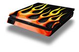 Vinyl Decal Skin Wrap compatible with Sony PlayStation 4 Slim Console Metal Flames (PS4 NOT INCLUDED)