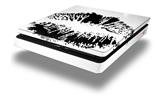 Vinyl Decal Skin Wrap compatible with Sony PlayStation 4 Slim Console Big Kiss Lips Black on White (PS4 NOT INCLUDED)