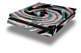 Vinyl Decal Skin Wrap compatible with Sony PlayStation 4 Slim Console Alecias Swirl 02 (PS4 NOT INCLUDED)