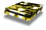 Vinyl Decal Skin Wrap compatible with Sony PlayStation 4 Slim Console Radioactive Yellow (PS4 NOT INCLUDED)