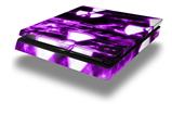 Vinyl Decal Skin Wrap compatible with Sony PlayStation 4 Slim Console Radioactive Purple (PS4 NOT INCLUDED)