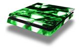 Vinyl Decal Skin Wrap compatible with Sony PlayStation 4 Slim Console Radioactive Green (PS4 NOT INCLUDED)