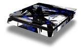 Vinyl Decal Skin Wrap compatible with Sony PlayStation 4 Slim Console Abstract 02 Blue (PS4 NOT INCLUDED)