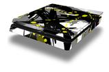 Vinyl Decal Skin Wrap compatible with Sony PlayStation 4 Slim Console Abstract 02 Yellow (PS4 NOT INCLUDED)
