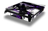 Vinyl Decal Skin Wrap compatible with Sony PlayStation 4 Slim Console Abstract 02 Purple (PS4 NOT INCLUDED)