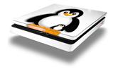 Vinyl Decal Skin Wrap compatible with Sony PlayStation 4 Slim Console Penguins on White (PS4 NOT INCLUDED)