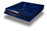 Vinyl Decal Skin Wrap compatible with Sony PlayStation 4 Slim Console Abstract 01 Blue (PS4 NOT INCLUDED)