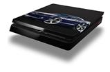 Vinyl Decal Skin Wrap compatible with Sony PlayStation 4 Slim Console 2010 Camaro RS Blue Dark (PS4 NOT INCLUDED)