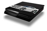 Vinyl Decal Skin Wrap compatible with Sony PlayStation 4 Slim Console 2010 Camaro RS White (PS4 NOT INCLUDED)