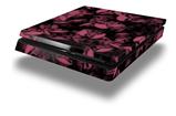 Vinyl Decal Skin Wrap compatible with Sony PlayStation 4 Slim Console Skulls Confetti Pink (PS4 NOT INCLUDED)