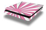 Vinyl Decal Skin Wrap compatible with Sony PlayStation 4 Slim Console Rising Sun Japanese Flag Pink (PS4 NOT INCLUDED)