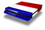 Vinyl Decal Skin Wrap compatible with Sony PlayStation 4 Slim Console Red White and Blue (PS4 NOT INCLUDED)