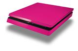 Vinyl Decal Skin Wrap compatible with Sony PlayStation 4 Slim Console Solids Collection Fushia (PS4 NOT INCLUDED)